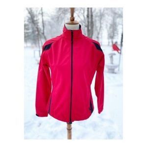 Maier Sports Red Athletic Jacket Zip Front Sz 38/44
